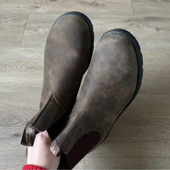 Blundstone Chelsea Boots Men’s Classics #585 Rustic Brown Sz 12 - Picture 10 of 13